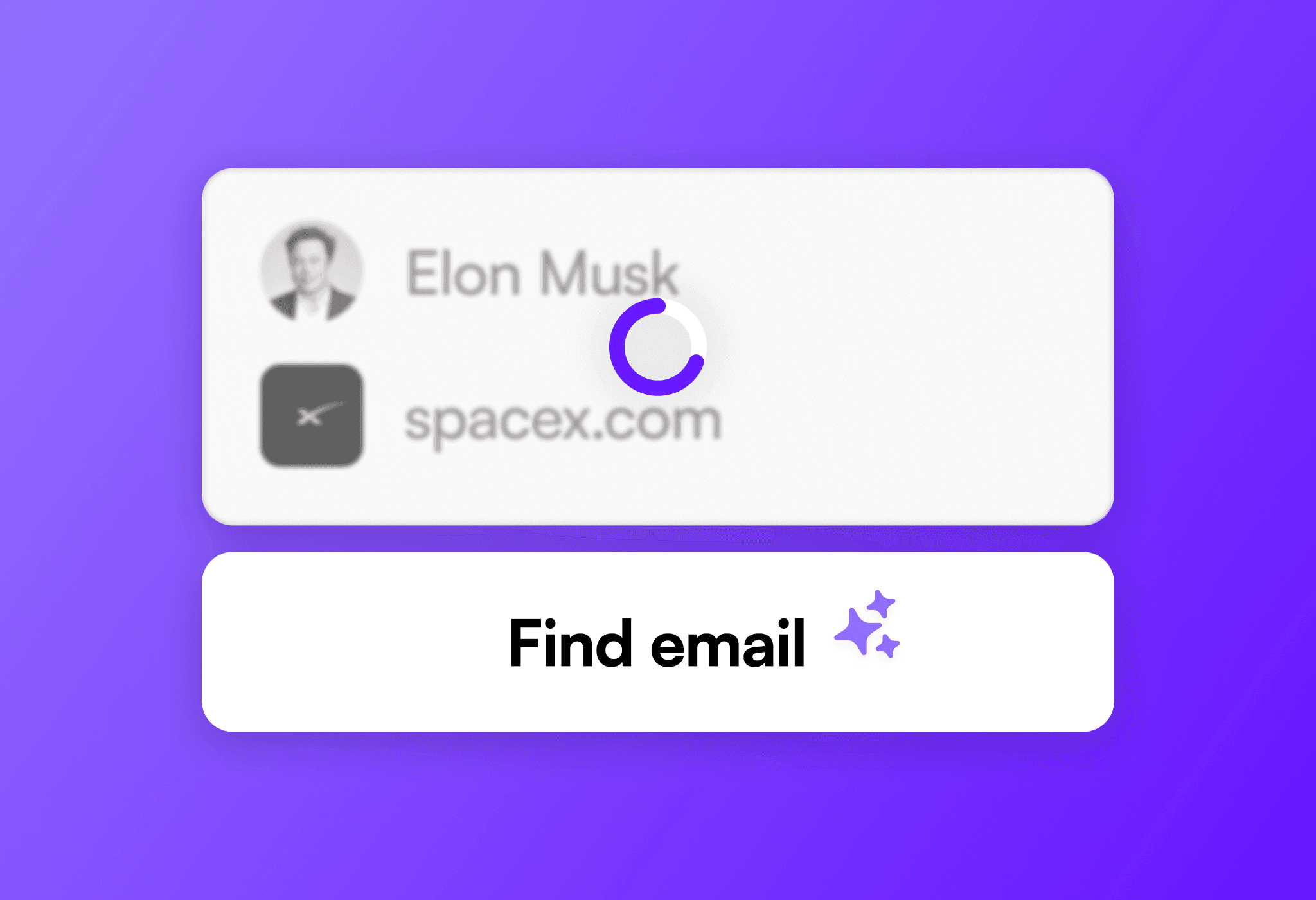 Click find email address